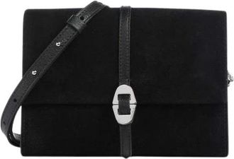 Coccinelle Mini borsa Dorian in camoscio - - Bags - Donna - Nero - ONE SIZE