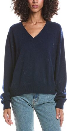 Brodie Stargazer Hotfix V-Neck Cashmere Sweater