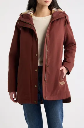 Pendleton Cedar Creek Canvas Parka in Raisin at Nordstrom, Size X-Small