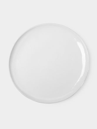 Astier De Villatte Rien Hand-Glazed Ceramic Large Plate - 12.5in/31.5cm (Set of 2)