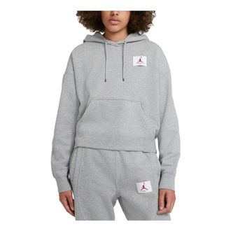 Nike Jordan (WMNS) Air Jordan Fleece Hoodie Grey DB9067-063