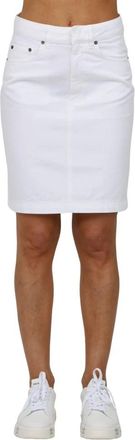 Dondup Stijlvolle Mini Rok Cover-Up - Dames - Korte rokken - Wit - W26 - Rokken