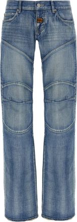 Balenciaga Relief Stitching Jeans