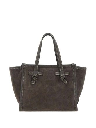 Gianni Chiarini Marcella suede tote bag - women - Calf Leather/Calf Suede - OS - Brown