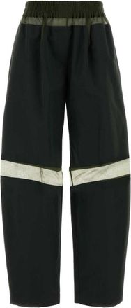 Fendi Green Relaxed Elasticated Pants