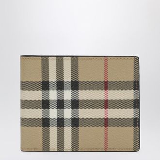 Burberry Bi-Fold Wallet With Check Pattern