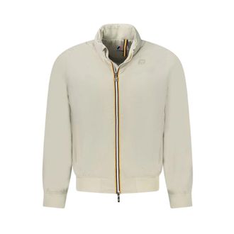 K-Way Waterproof Long-Sleeved Jacket - Heren - Jassen - Beige - Maat: L Nylon
