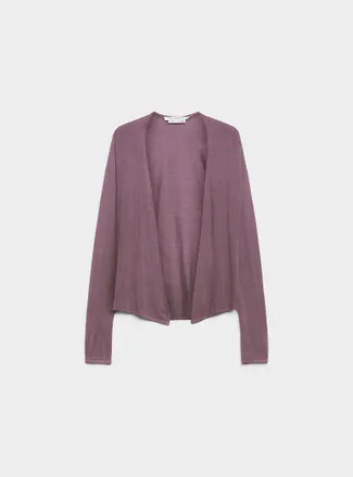 Contemporaine Womens Fluid-knit open-front Cardigan Sweater