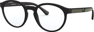 Emporio Armani Heren, Accessoires, Zwart, Maat: 52 MM