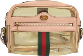 Gucci Ophidia Transparent Vinyl Shoulder Bag (Pre-Owned)