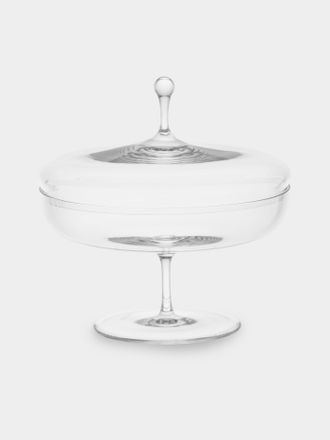 Lobmeyr Hand-Blown Crystal Flat Candy Dish