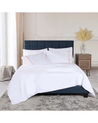 Superior Egyptian Cotton 1000 Thread Count Embroidered Bed Sheet Set
