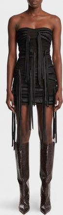 The Attico Mini abito a corsetto con spalle scoperte e scollo a cuore