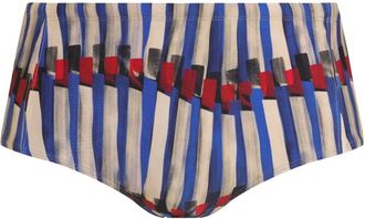 Lygia & Nanny striped printed swimming trunks - men - Polyamide/Elastane - 38 - Neutrals