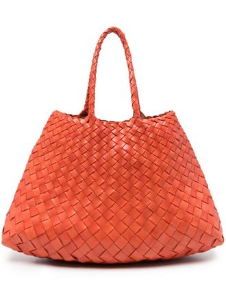 Dragon Diffusion small Santa Croce tote bag - Orange
