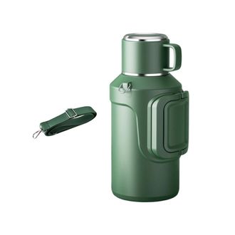 OEM Termos De Acero Inoxidable Duraderos Y Resistentes A La Corrosi&oacute;n - 1500 Ml, Color Verde