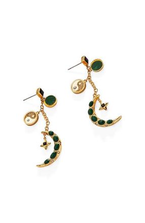 Alex and Ani Statement Earrings in Malachite at Nordstrom