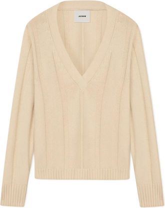 &Aacute;eron Hall trui - Beige