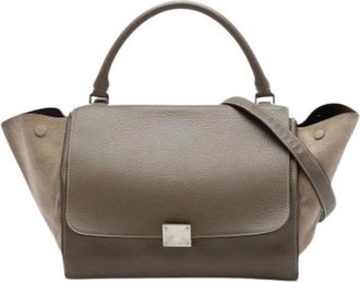 Celine Pre-owned Trapeze - Dames - Vintage Handtas - Bruin - ONE Size - Leer - Vintage