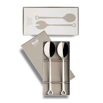 Mepra Evento Salad Serving Set - 2 Pieces in Silver at Nordstrom