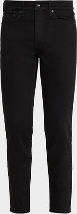 Rag & Bone Mens Fit 2 Black Denim Slim Fit Jeans
