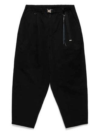 MASTERMIND WORLD logo-embroidered trousers - men - Cotton - S - Black