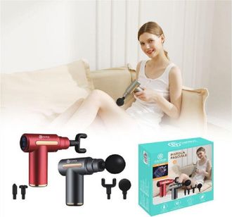 Trade Shop Trade Shop - Pistola Fasciale Per Massaggio A Vibrazione Batteria Testina Massaggiante Tx-8400