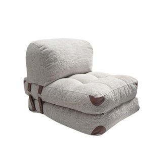Dmora Sill&oacute;n Surigae, Soporta 130 Kg, Estructura Pl&aacute;stica, Relleno Espuma, 80x60x70h Cm Gris
