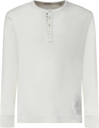 Burberry Long Sleeve Tops - Heren - Longsleeves - Wit - M - Tops
