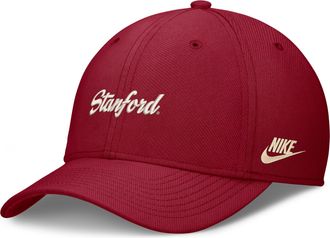 Nike Stanford Legacy Rise Vintage Nike Mens Dri-FIT College Hat in Red | NC0369WSVV-SUH