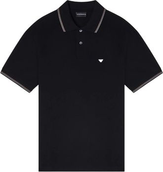 Emporio Armani Katoenen polo shirt - Heren - Polos - Zwart - 2XL - Katoen - Tops