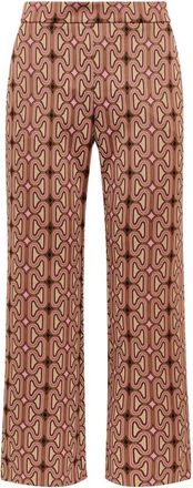 Maliparmi Pantal&oacute;n con Cadena &Oacute;ptica - Trousers - Mujer - Marr&oacute;n - 2XL