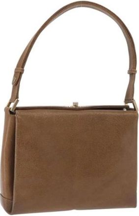 Gucci Pre-owned Shoulder Bags, female, Brown, Size: ONE SIZE Pre-owned Leather gucci-bags