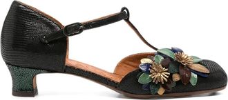 Chie Mihara Izfera T-bar leather pumps