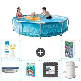 Intex Piscina Con Estructura Redonda - 305x76 Cm - 7-piezas S143
