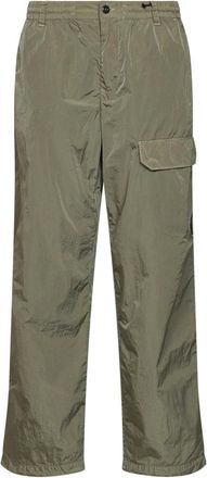 C.P. Company C.p. Company, Broeken, Heren, Groen, L, Chrome-R Lens Cargo Pants