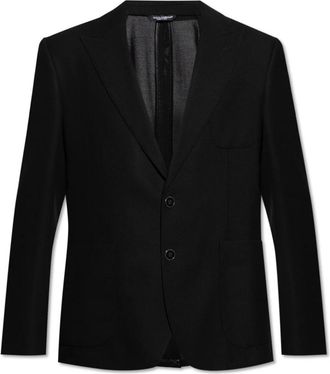 Dolce & Gabbana Wollen blazer - Heren - Blazers - Zwart - S - Wol - Jassen