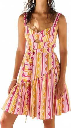 Paolita Maiolica Selena Mini Dress In Pink