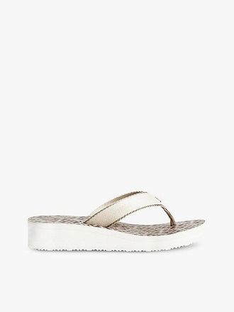 Tommy Hilfiger Chanclas con cu&ntilde;a y monograma TH