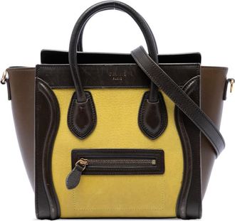 Celine Pre-owned Celine Nano Tricolor Leather Luggage Tote Ladies 0PY6OQOBNL8BYEDU