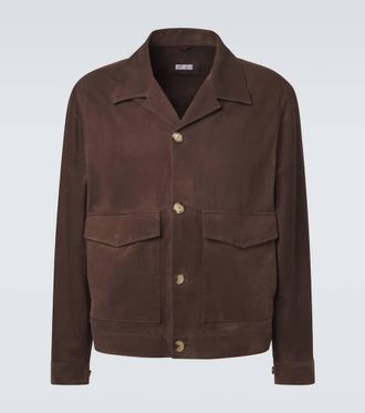 Brunello Cucinelli Giacca in suede