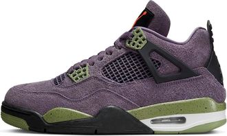 Nike Jordan Womens Air Jordan 4 Retro AQ9129-500 Sneaker Canyon Purple Lifestyle Shoes