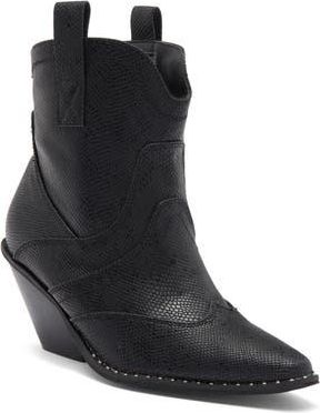 Elle Isabel Western Boot in Black at Nordstrom Rack, Size 11