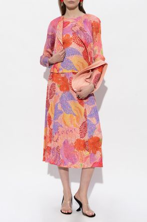 Pleats Please Issey Miyake Pleated Skirt, Womens, Multicolour