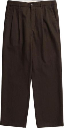 Norse Projects Straight Broeken - Heren - Straight fit broeken - Bruin - W34 - Linnen - Broeken