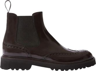Scarosso Poppy Chelsea Boots - Dames - Chelseaboots - Bruin - 38 EU - Leer - Schoenen
