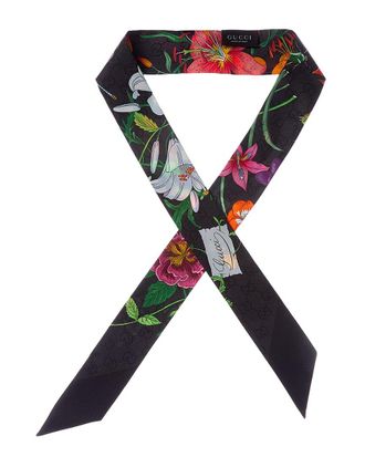 Gucci Gg Silk Scarf