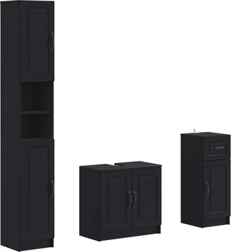 vidaXL Juego De Armarios De Ba&ntilde;o De 3 Piezas Utrecht Vidaxl