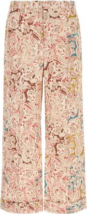 Valentino Garavani Mens Printed Hemp Pant - Ivory - Size EU 50 (Mens)