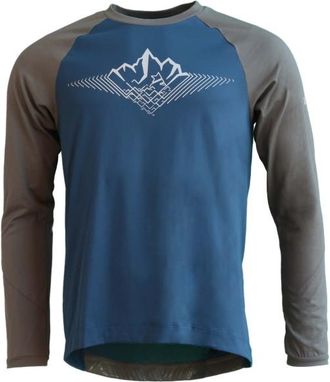 Zimtstern Pureflowz Shirt L/S Velotrikot f&uuml;r Herren | blau